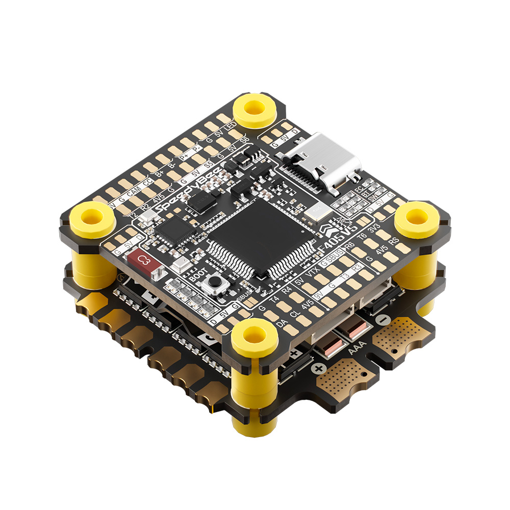 SpeedyBee F405 V5 Stack F405 V - đánh giá và giá Foxeer Reaper F4 128K 65A Esc