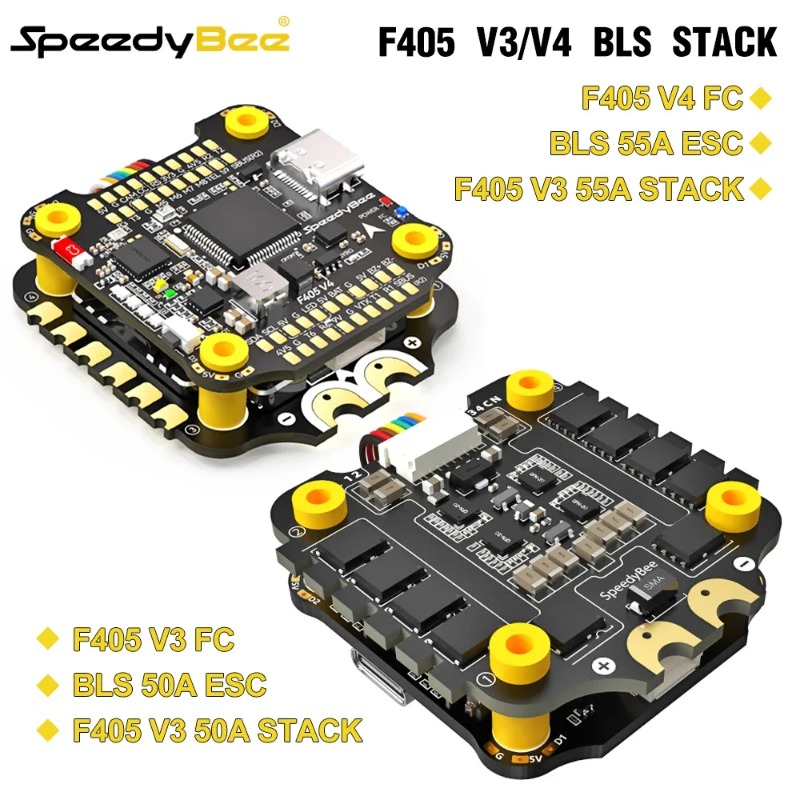SpeedyBee F405 V3/V4 FC ESC St - đánh giá và giá Speedybee F405 V4 Bls 55A Stack