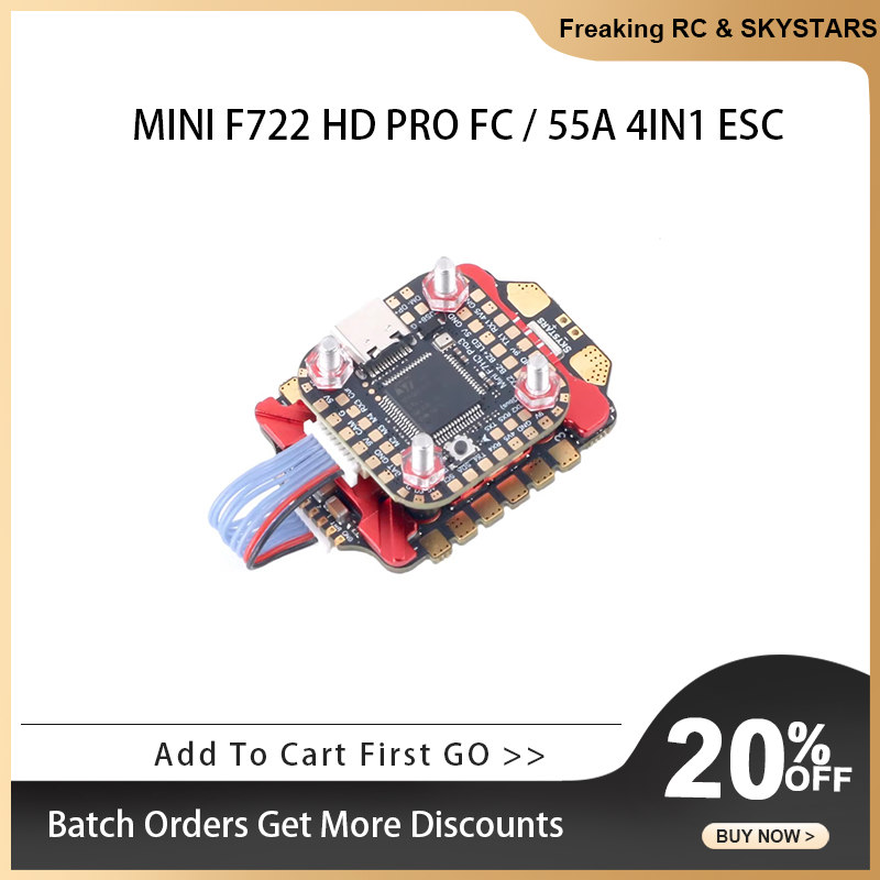 SKYSTARS F722FC & AM32 55A 4IN - đánh giá và giá Foxeer Reaper F4 128K 65A Esc